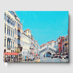 Libro De Visitas ldp VENICE - Gran Canal - Playa Rialto -