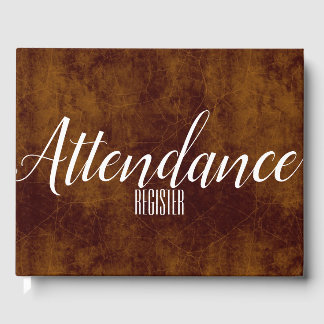 Libro De Visitas Leather look faux | Registro de asistencia