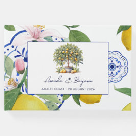 Libro De Visitas Lemon Tiles Boda italiano La Dolce Vita
