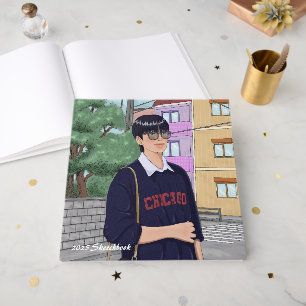 Libro De Visitas Libreta de bocetos 2025 para artistas – Personaliz