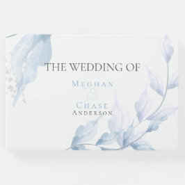 Libro De Visitas Lilac y oliage azul turbio pastel