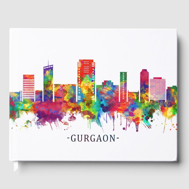 Libro De Visitas Línea aérea de Gurgaon Haryana (Anverso)