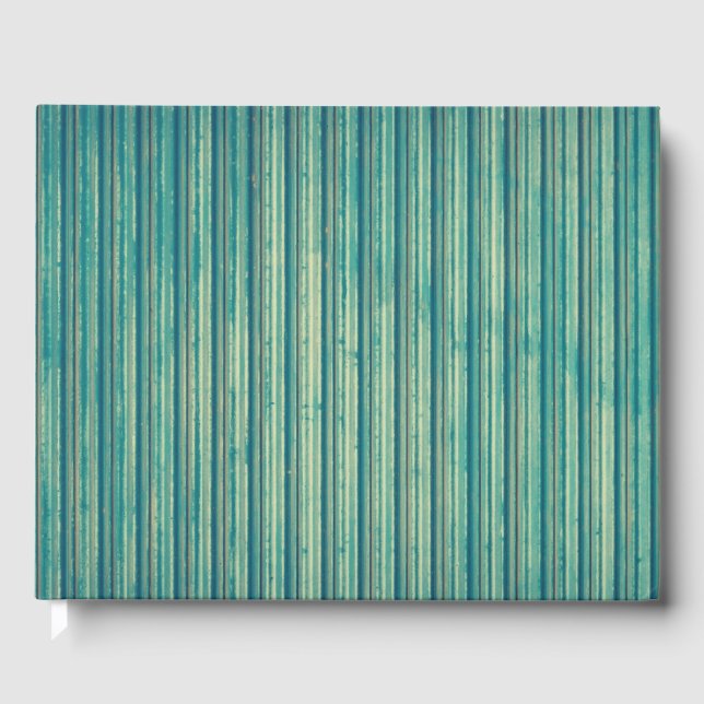 Libro De Visitas Líneas azules rayadas (Anverso)