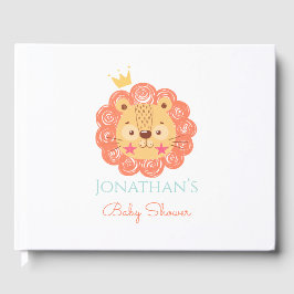 Libro De Visitas Lion Baby Shower