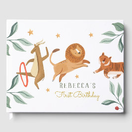 Libro De Visitas Lion Baby Shower Guest Book