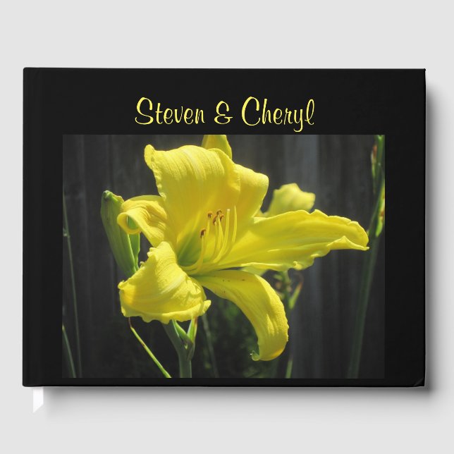 Libro De Visitas Lirio amarillo (Anverso)