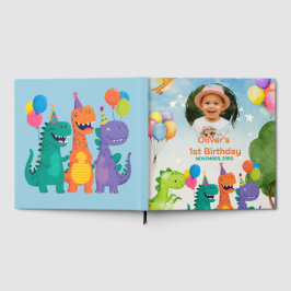 Libro De Visitas Little Dino 1st Birthday