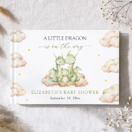 Libro De Visitas Little Dragon Baby Shower Guest Book