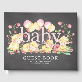Libro De Visitas Little Lamb Baby Shower Guest Book