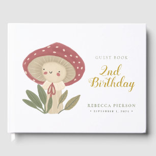 Libro De Visitas Little Mushroom Guest Book