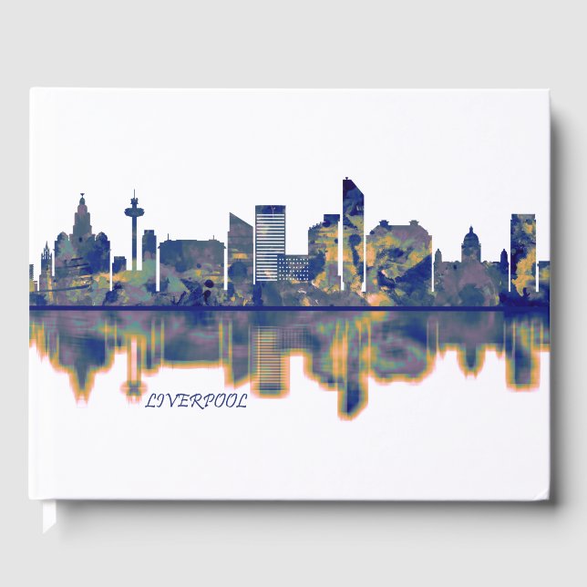 Libro De Visitas Liverpool Skyline (Anverso)