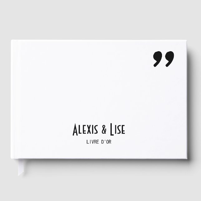 Libro De Visitas Livre d'or Apostrophe (Anverso)