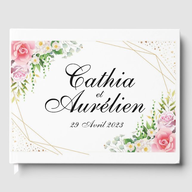 Libro De Visitas livre d'or Collection moda et champêtre (Anverso)