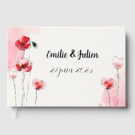 Libro De Visitas Livre d'or "Coquelicots"