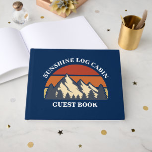 Libro De Visitas Log Cabin Mountain Vacation Rental Personalizado A