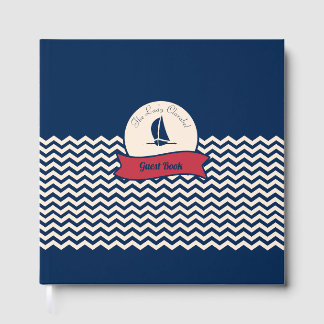 Libro De Visitas Logotipo de barco de la marina motivo decoración d