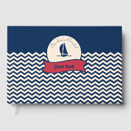 Libro De Visitas Logotipo de barco de la marina motivo decoración d