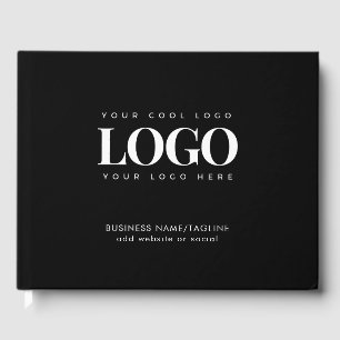 Libro De Visitas Logotipo mínimo de Personalizado de la Compañía de