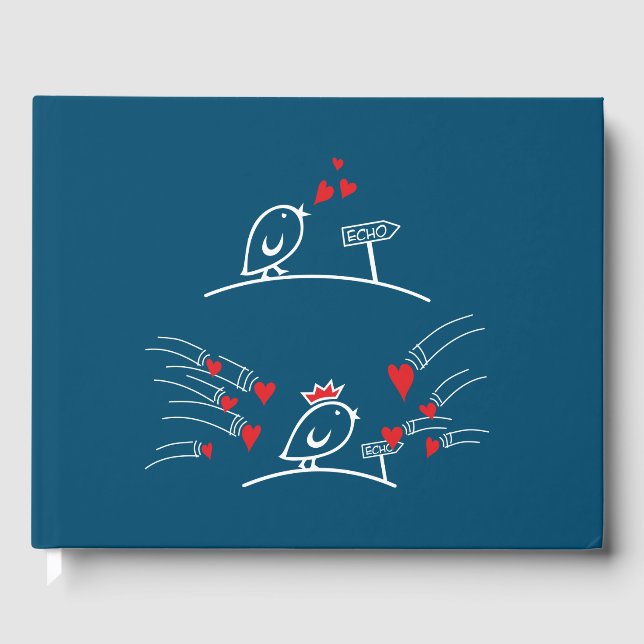 Libro De Visitas LOVE ECHO - Comic Birds Tweetlercools 2 (Anverso)