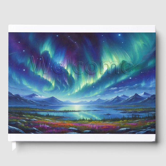 Libro De Visitas Luces boreales (Anverso)