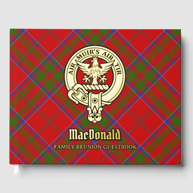 Libro De Visitas MacDonald de la Reunión Familiar Keppoch (Anverso)