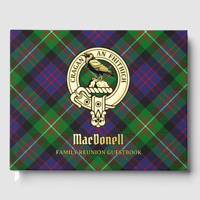 Libro De Visitas MacDonell Family Reunion Guest Book (Anverso)
