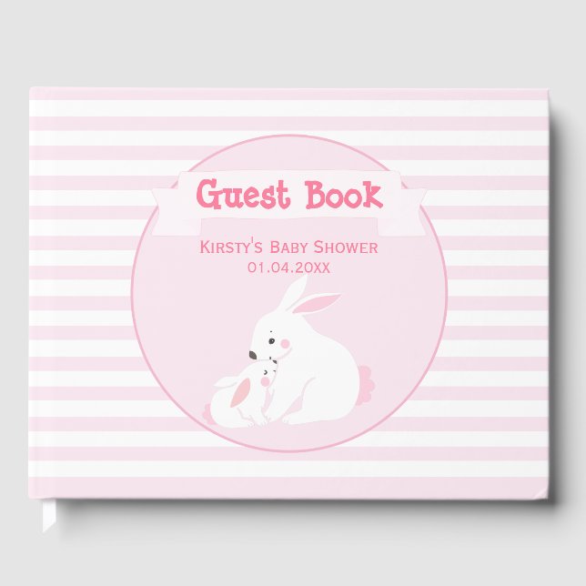 Libro De Visitas Madre y bebé | BABY SHOWER (Anverso)