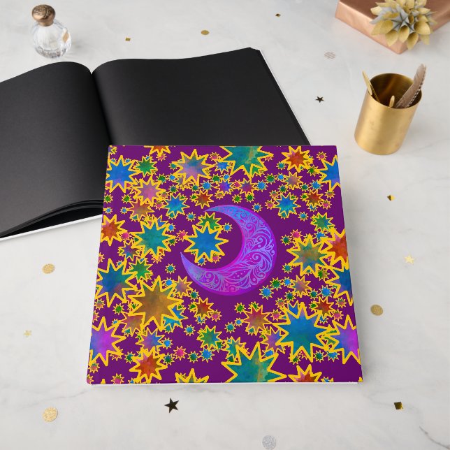Libro De Visitas Magia de la Luna Mística (Anverso Abierto)