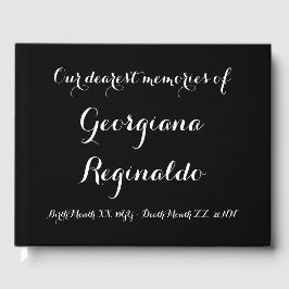 Libro De Visitas Manual de Condolencias Básicas y Sencillas