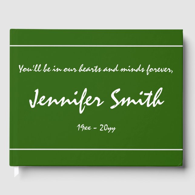 Libro De Visitas Manual de Recuerdos básico y moderado (Anverso)