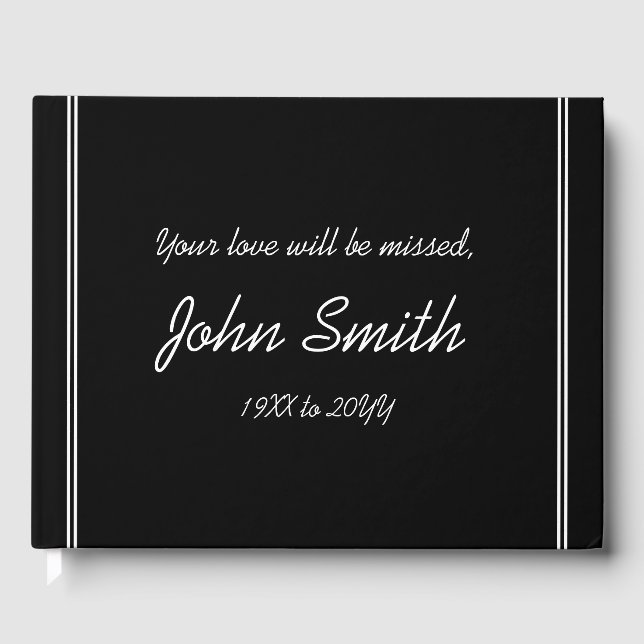 Libro De Visitas Manual de Recuerdos mínimo y básico (Anverso)