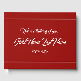 Libro De Visitas Manual de Recuerdos simples y personalizados