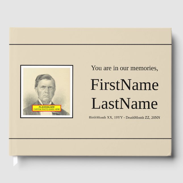 Libro De Visitas Manual de visitas al servicio de funerales mínimo  (Anverso)