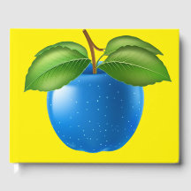Manzana mágica azul estrellada