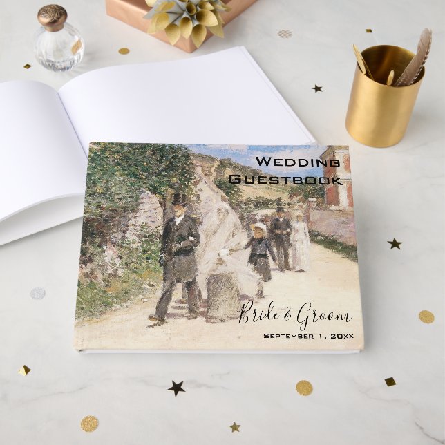 Libro De Visitas Marcha boda por Robinson, Boda del impresionismo (Anverso Abierto)