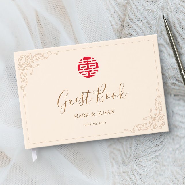 Libro De Visitas Marco Vintage Doble Felicidad Boda (Subido por el creador)