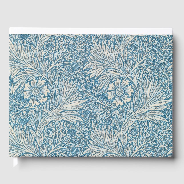 Libro De Visitas Marigoldes Azules (por William Morris) (Anverso)