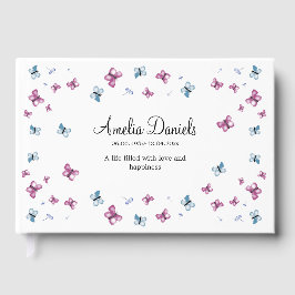 Libro De Visitas Mariposa de verano en memoria