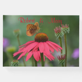 Libro De Visitas Mariposa En Flor De Cono