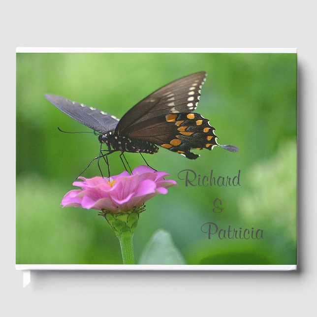 Libro De Visitas Mariposa En Zambia (Anverso)
