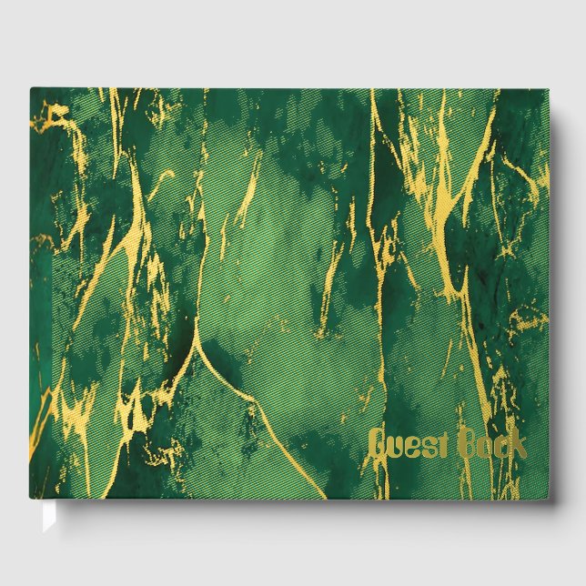 Libro De Visitas Mármol Verde  (Anverso)