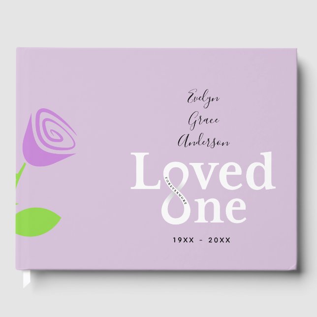 Libro De Visitas Me encantó el servicio en memoria (Anverso)