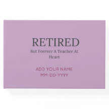 Memoria Minimalista de jubilación personalizada de