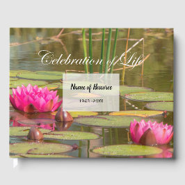 Libro De Visitas Memorial conmemorativo de los lilies de agua