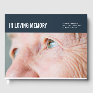 Libro De Visitas Memorial de fotos de Personalizados modernos en Lo