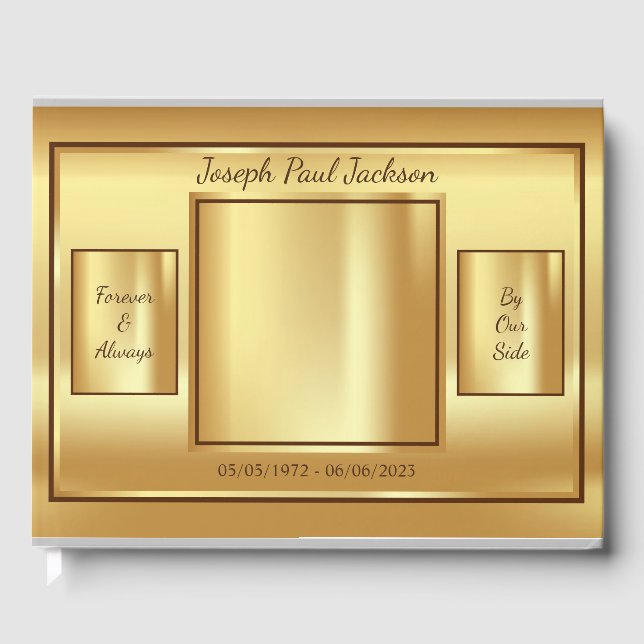 Libro De Visitas Memorial de Oro (Anverso)