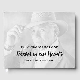 Libro De Visitas Memorial del funeral de la foto