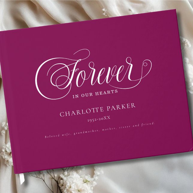 Libro De Visitas Memorial "FOREVER IN OUR HEARTS"  Berry (Memorial "FOREVER IN OUR HEARTS" Berry Guest Book)