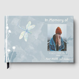 Libro de visitas Memorial Libélula Flor Blanca