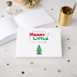 Libro De Visitas Merry Little Baby Shower